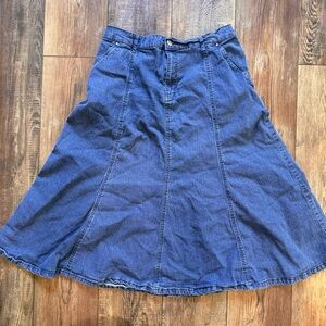 Southern lady jeans skirt